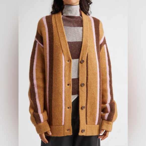 STINE GOYA Sweaters - Stine Goya long sleeve striped cardigan